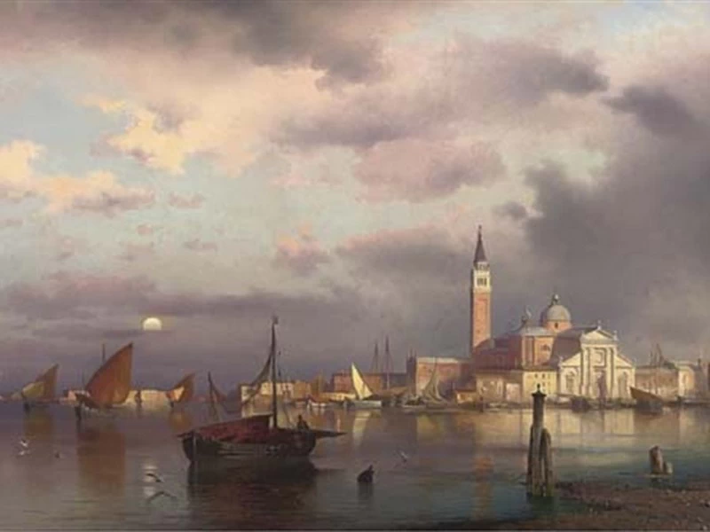 1833-Sophus Jacobsen - San Giorgio Maggiore, Venezia